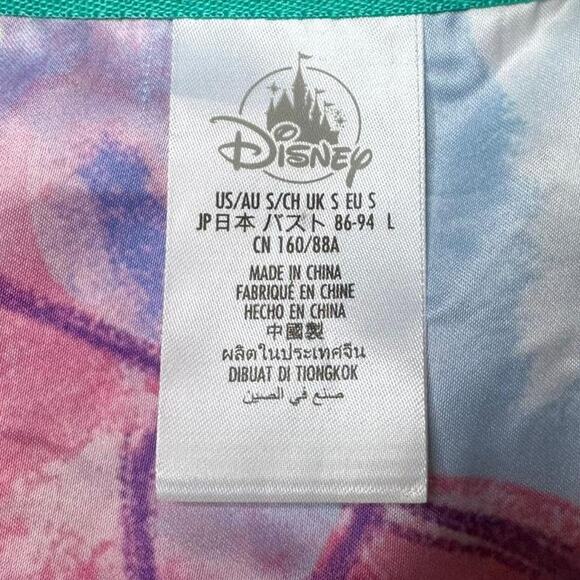 Disneyland Sleeping Beauty Castle Watercolour Windbreaker Jacket Size S - Picture 8 of 9